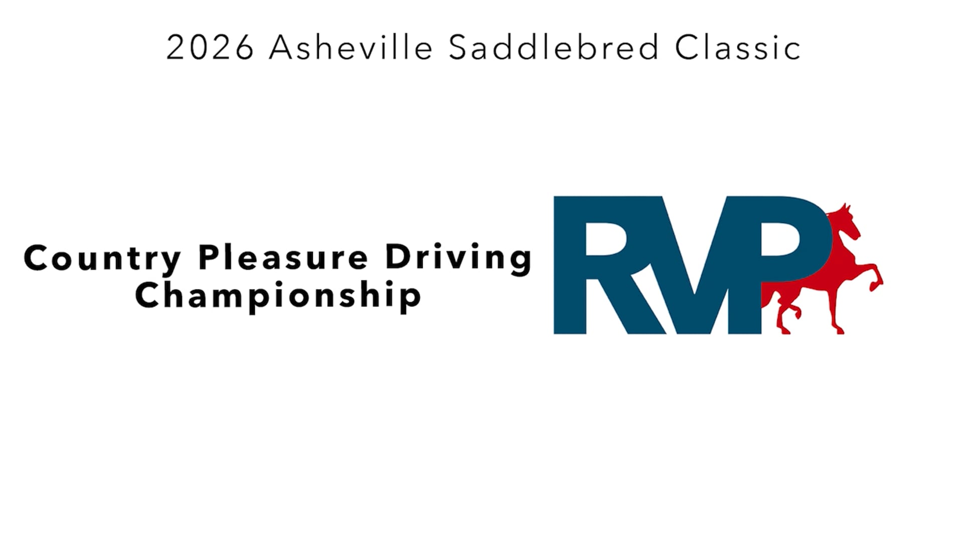 ASC26 - Class 90 - Country Pleasure Driving Championship