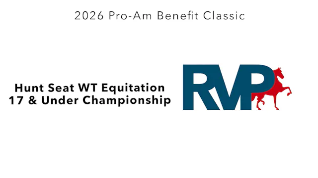 ProAm26 - Class 127 - Hunt Seat WT Eq...