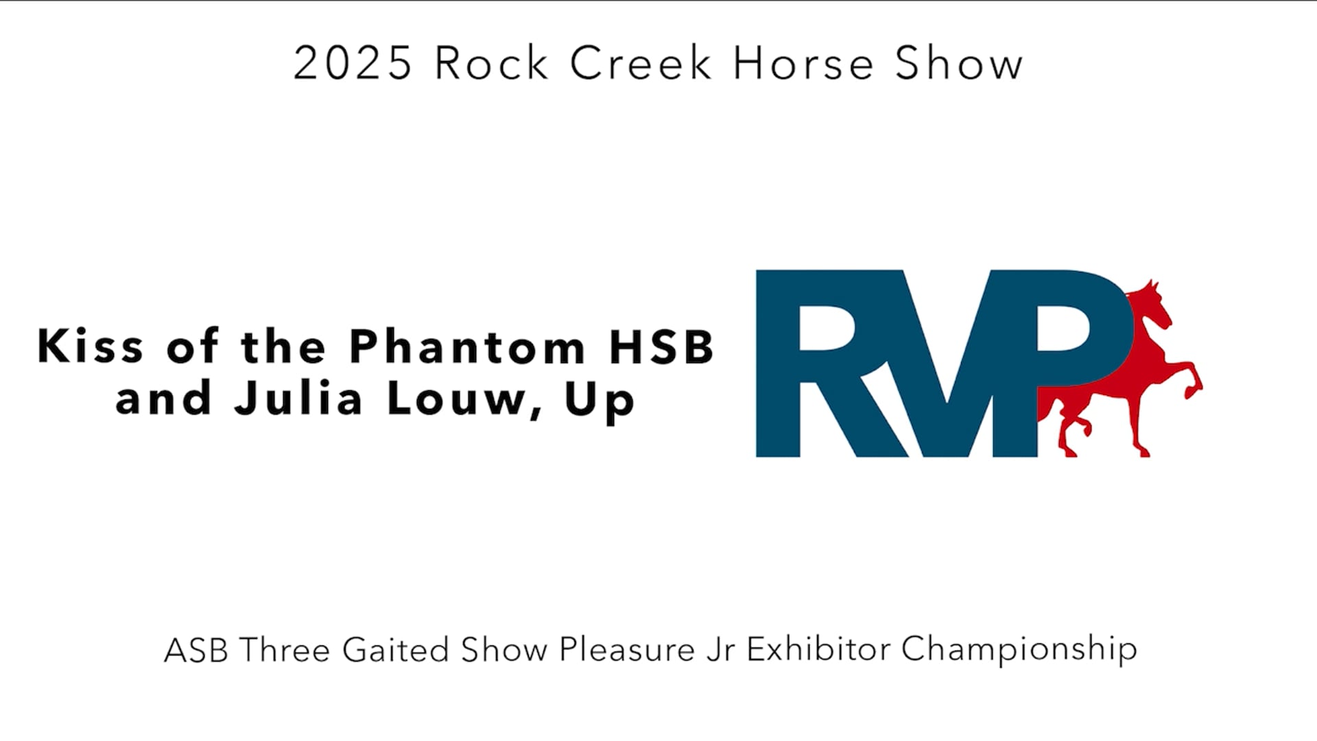 RC25 - Class 83 - Kiss of the Phantom HSB and Julia Louw, Up