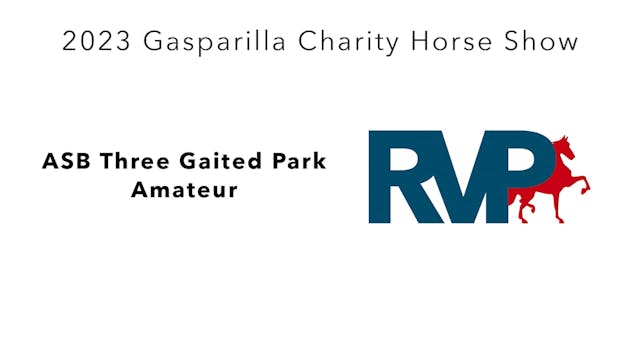 GASP23 - Class 43 - ASB Three Gaited ...