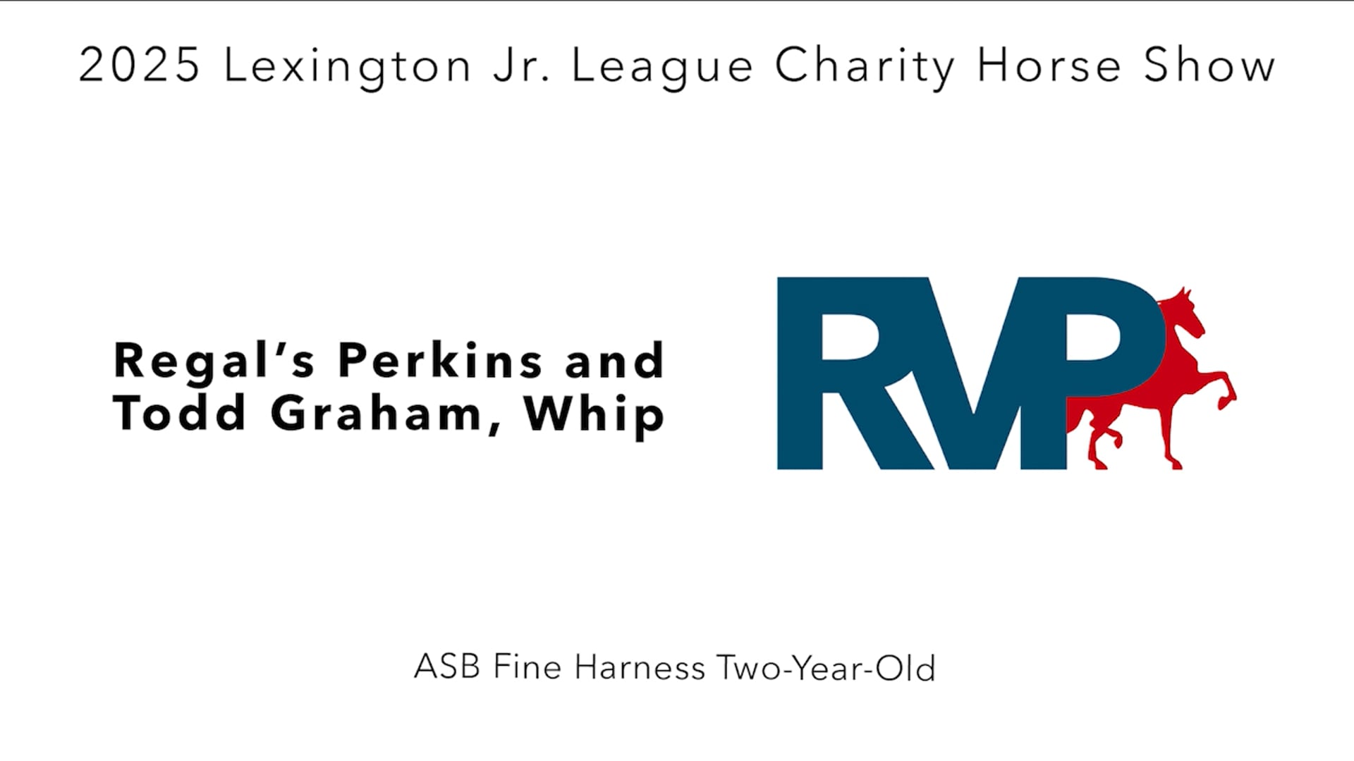 LJL25 - Class 106 - Regal's Perkins and Todd Graham, Whip