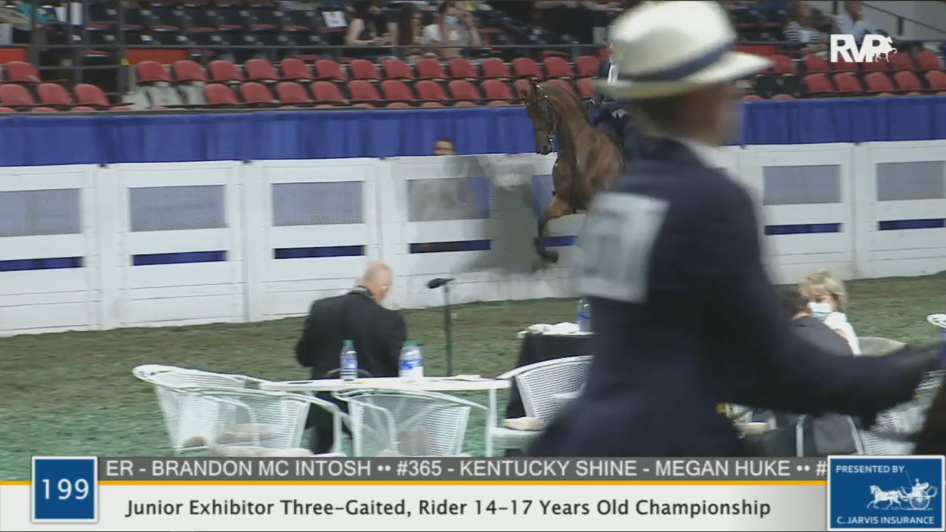 WCHS 2020 Class 199 - Junior Exhibitor Three-Gaited, Rider 14-17 Years Old Championship