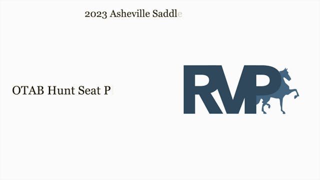 ASC23 - Class 20A - OTAB Hunt Seat Pl...