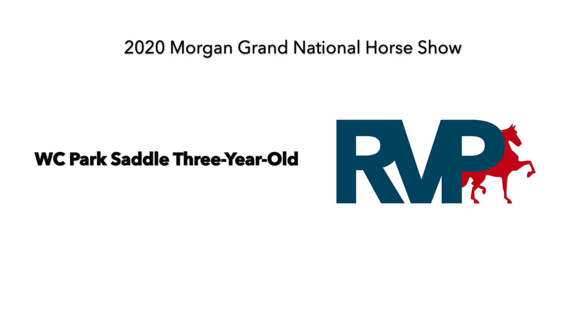 2020 MGN - Class 219 WC Park Three-Year-Old