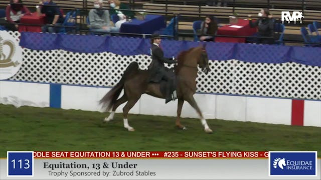 2020 AR - Class 113 Equitation 13 & U...