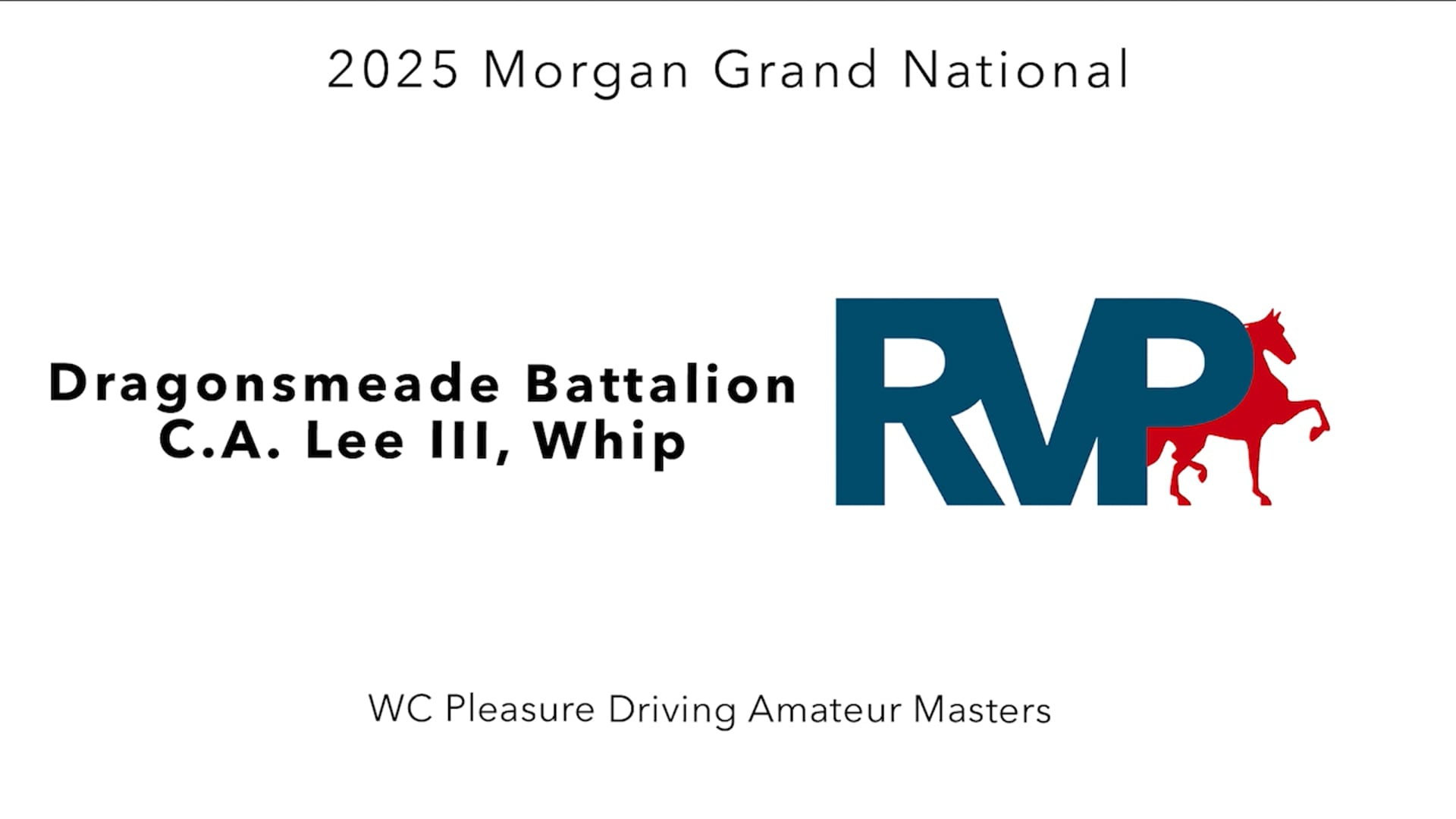 MGN25 - Class 426 - Dragonsmeade Battalion C.A, Lee III, Whip