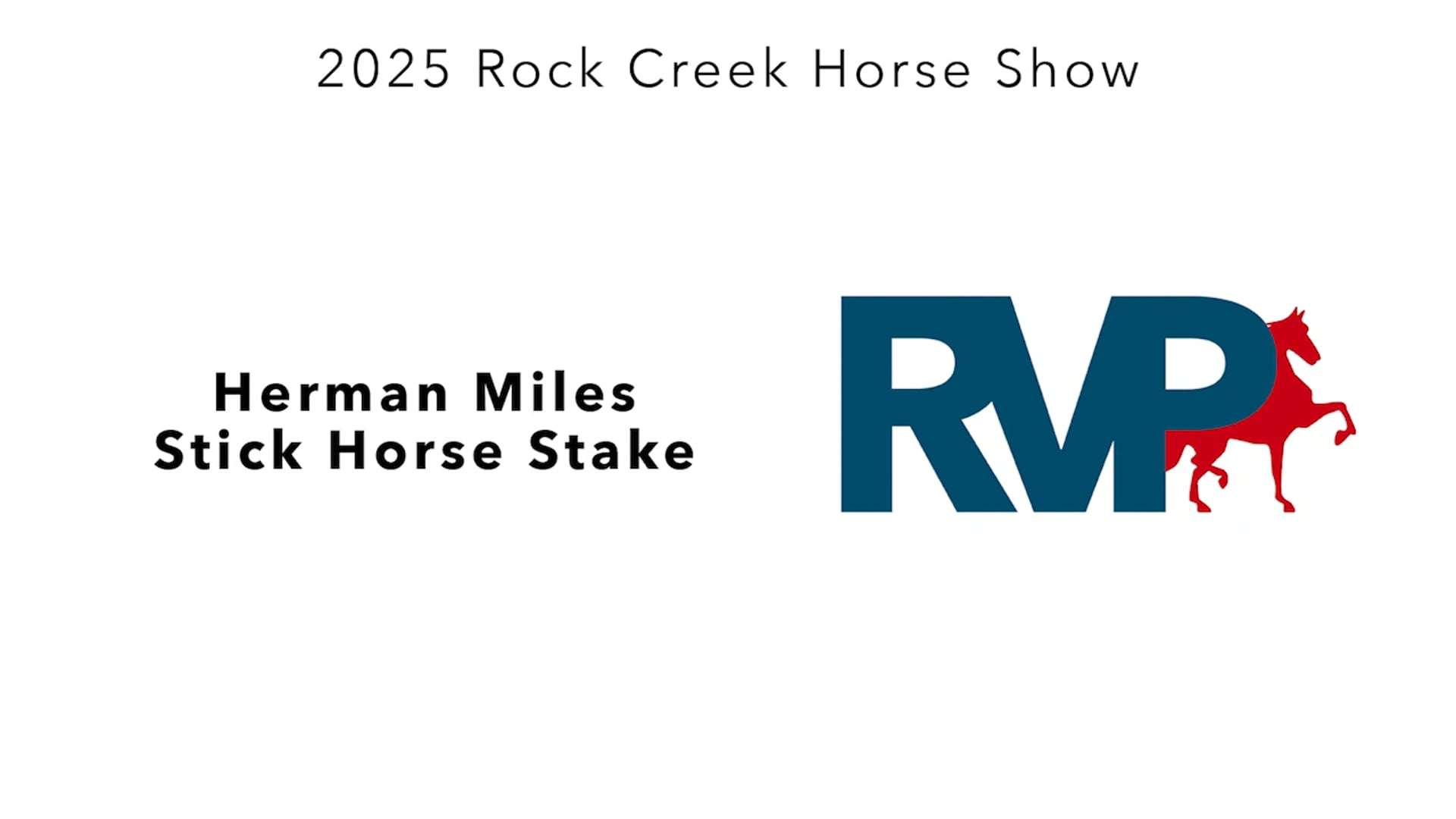 RC25 - Class 50 - Herman Miles Stick Horse Stake