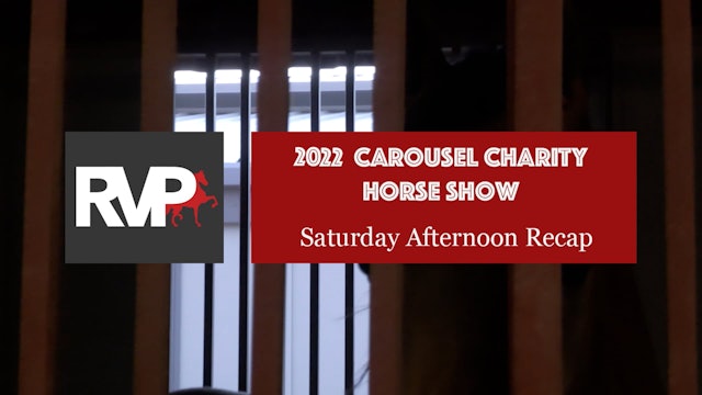 2022 Carousel Charity Horse Show - Saturday Afternoon Recap