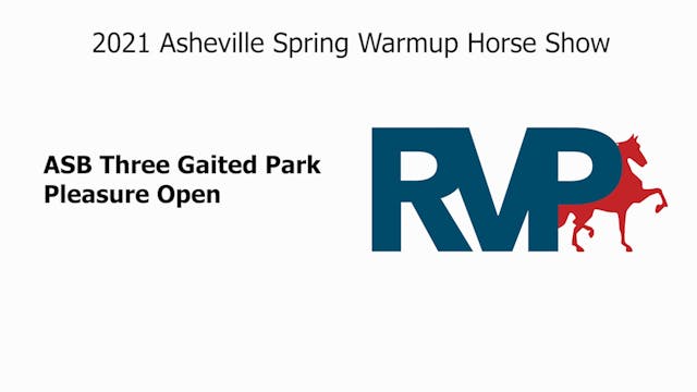ASW21 - Class 30 - ASB Three Gaited P...
