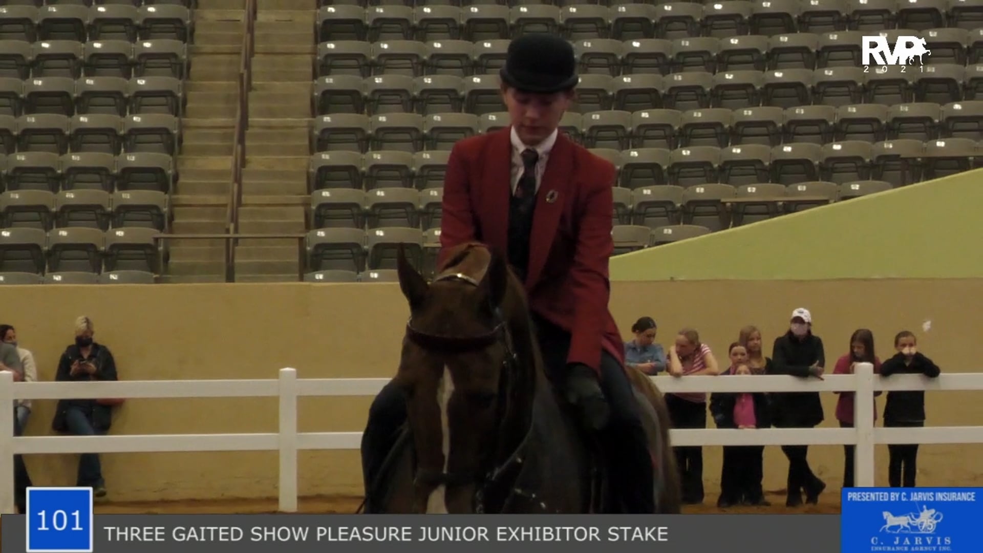 KYSP21 - Class 101 - Three Gaited Show Pleasure Jr Exhibitor Stake