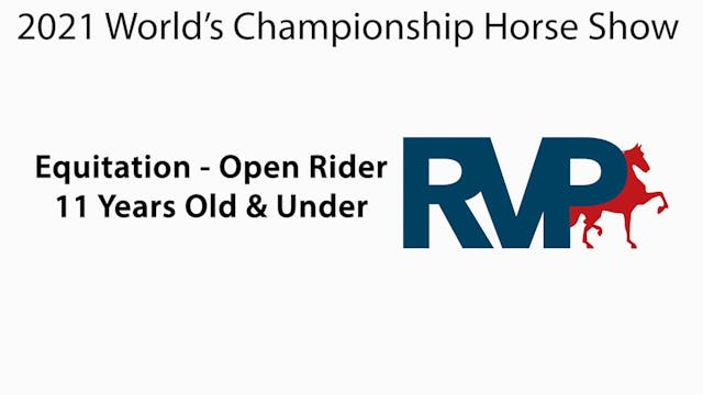 WCHS21 - Class 46 - Equitation Open R...