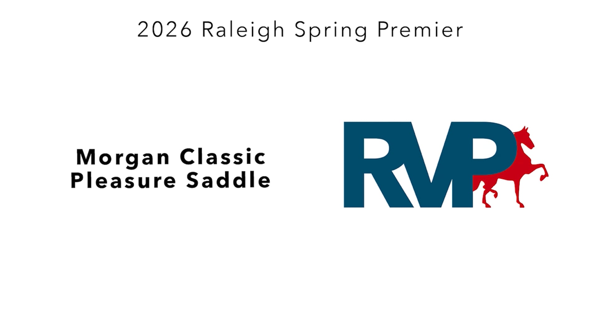RSP26 - Class 80 - Morgan Classic Pleasure Saddle