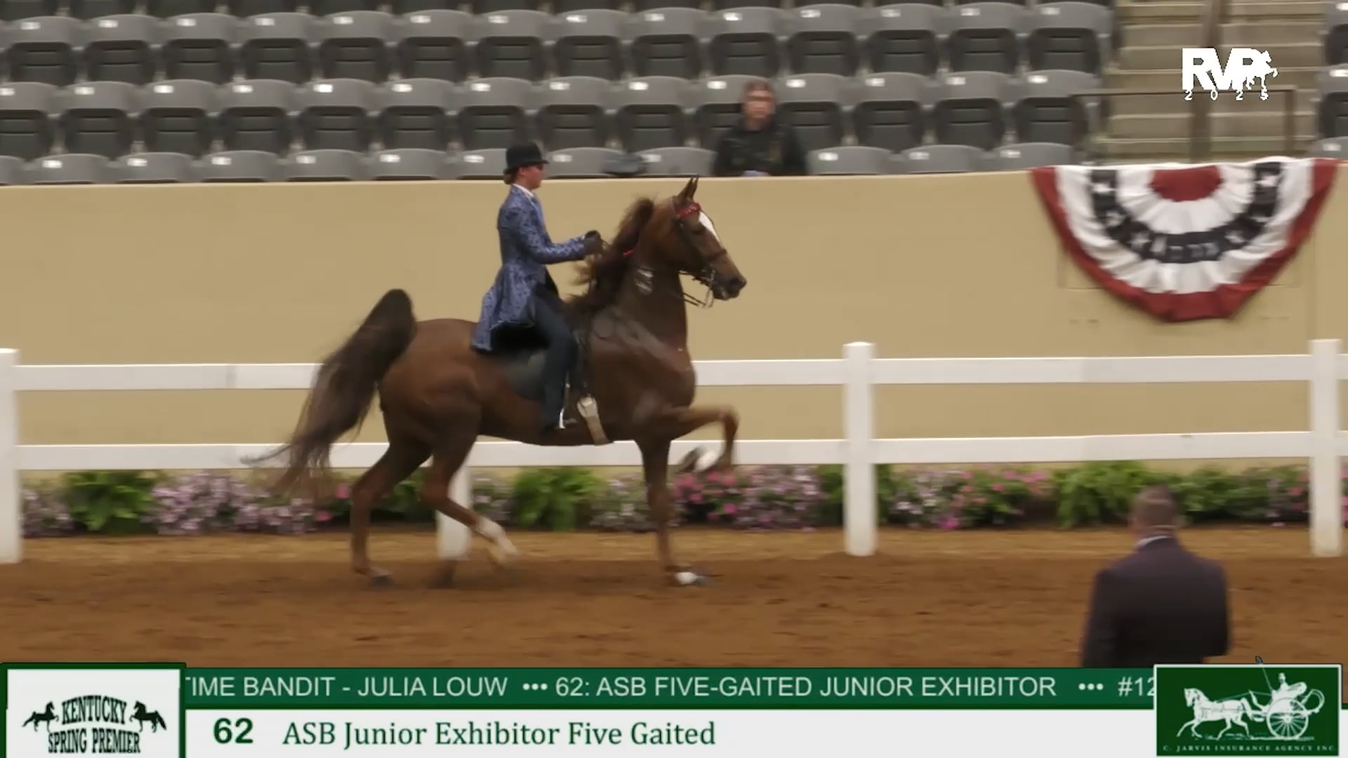 KYSP25 - Class 62 - ASB Five Gaited Junior Exhibitor