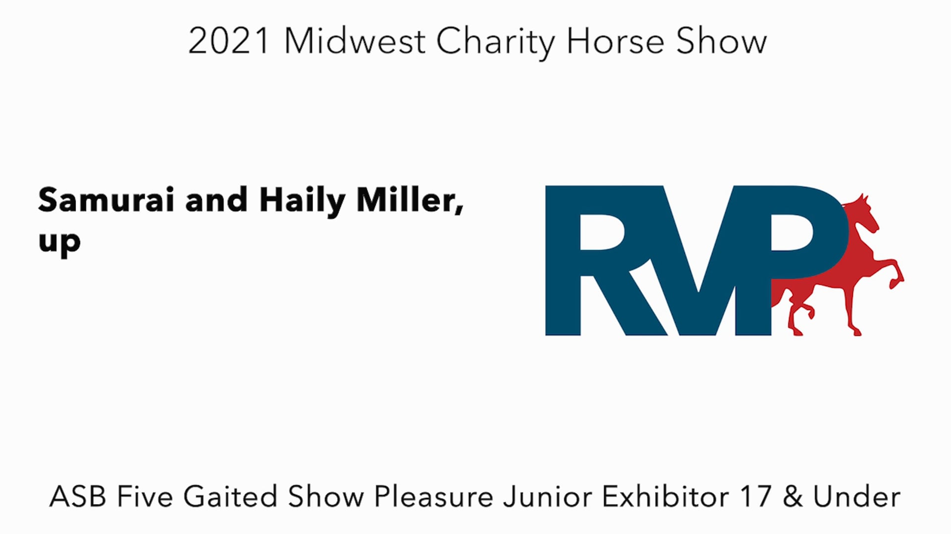 MW21 - Class 11 - Samurai and Haily Miller, up