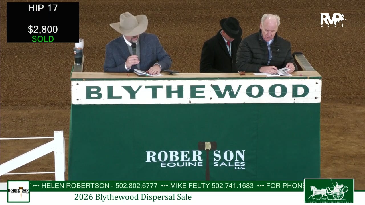 Blythewood Dispersal Sale - Saturday