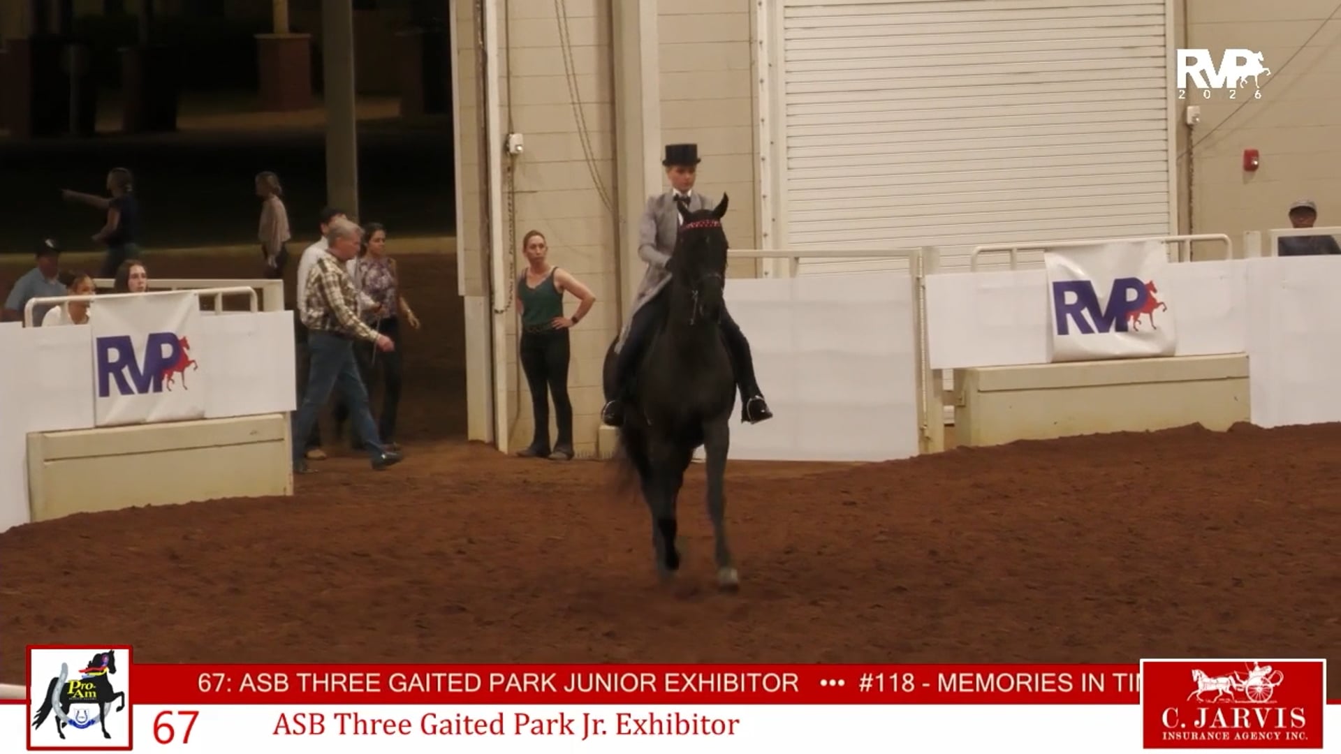 ProAm26 - Class 67 - ASB Three Gaited Park Jr Exhibitor