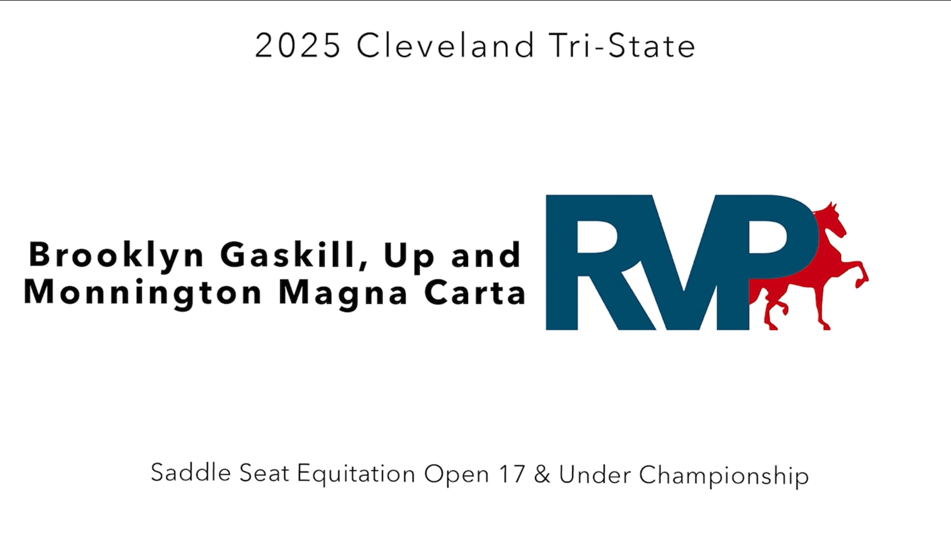 CTS25 - Class 99 - Brooklyn Gaskill, Up and Monnington Magna Carta