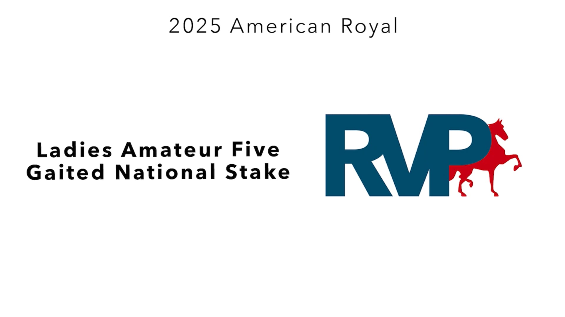 KC25 - Class 177 - Ladies Amateur Five Gaited National Stake