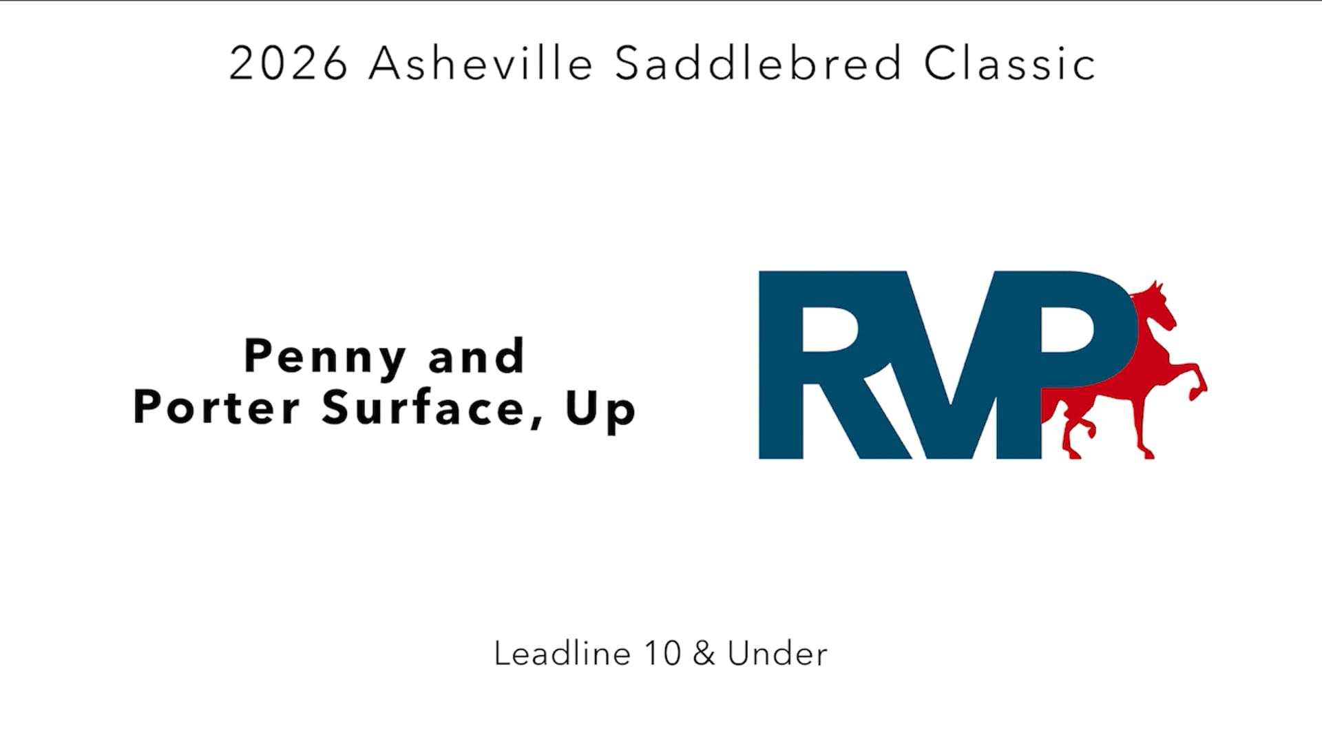 ASC26 - Class 98.1 - Penny and Porter Surface, Up