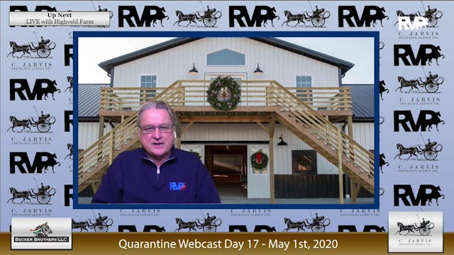 Quarantine Webcast - May 1 - Day 17