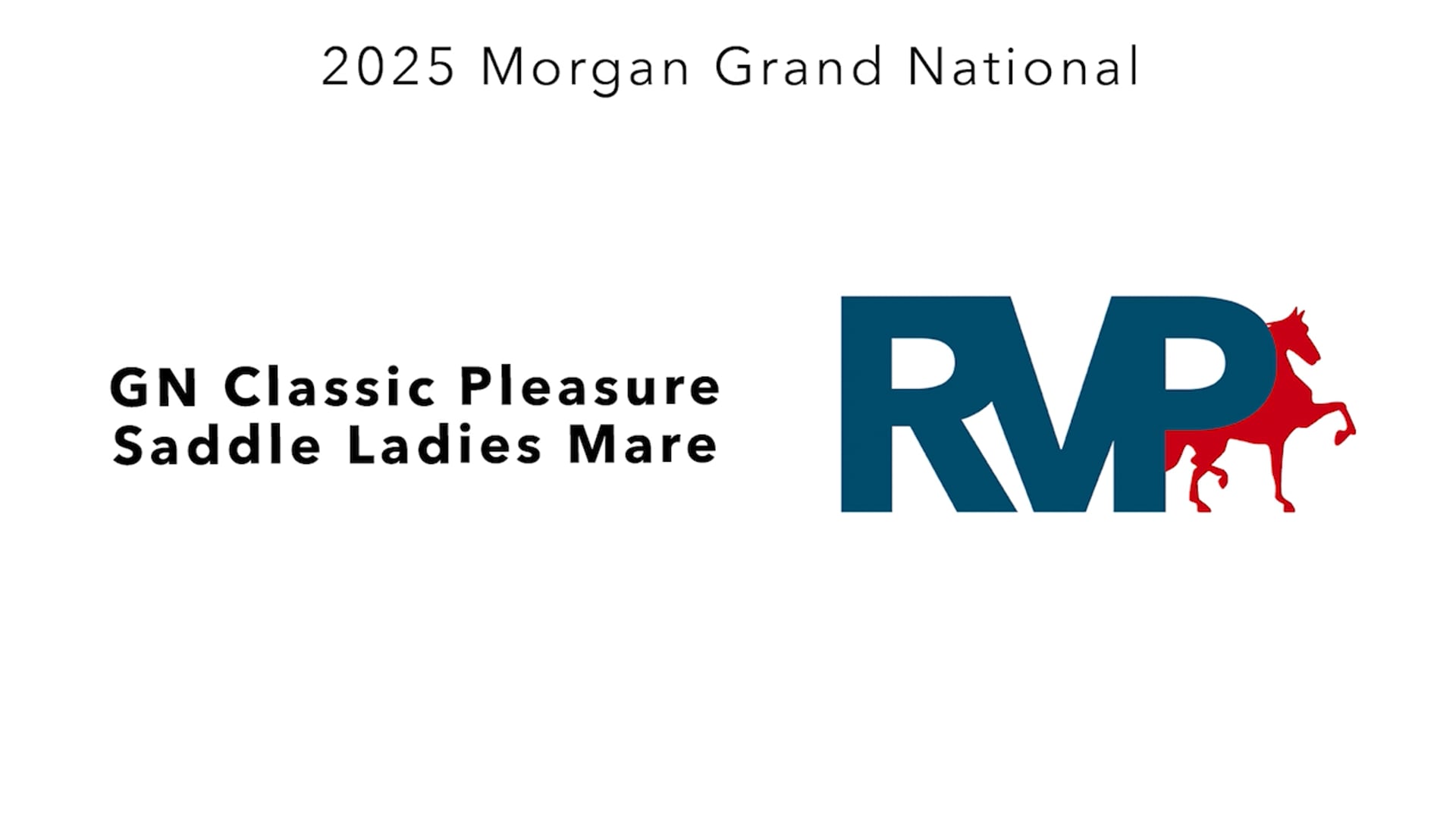 MGN25 - Class 391 - GN Classic Pleasure Saddle Ladies Mare