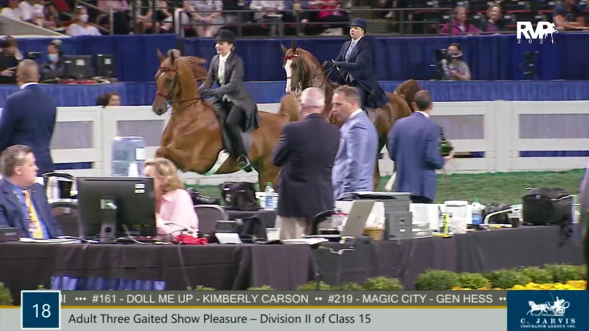 WCHS21 - Class 18 - Adult Three Gaited Show Pleasure Division II of Class 15