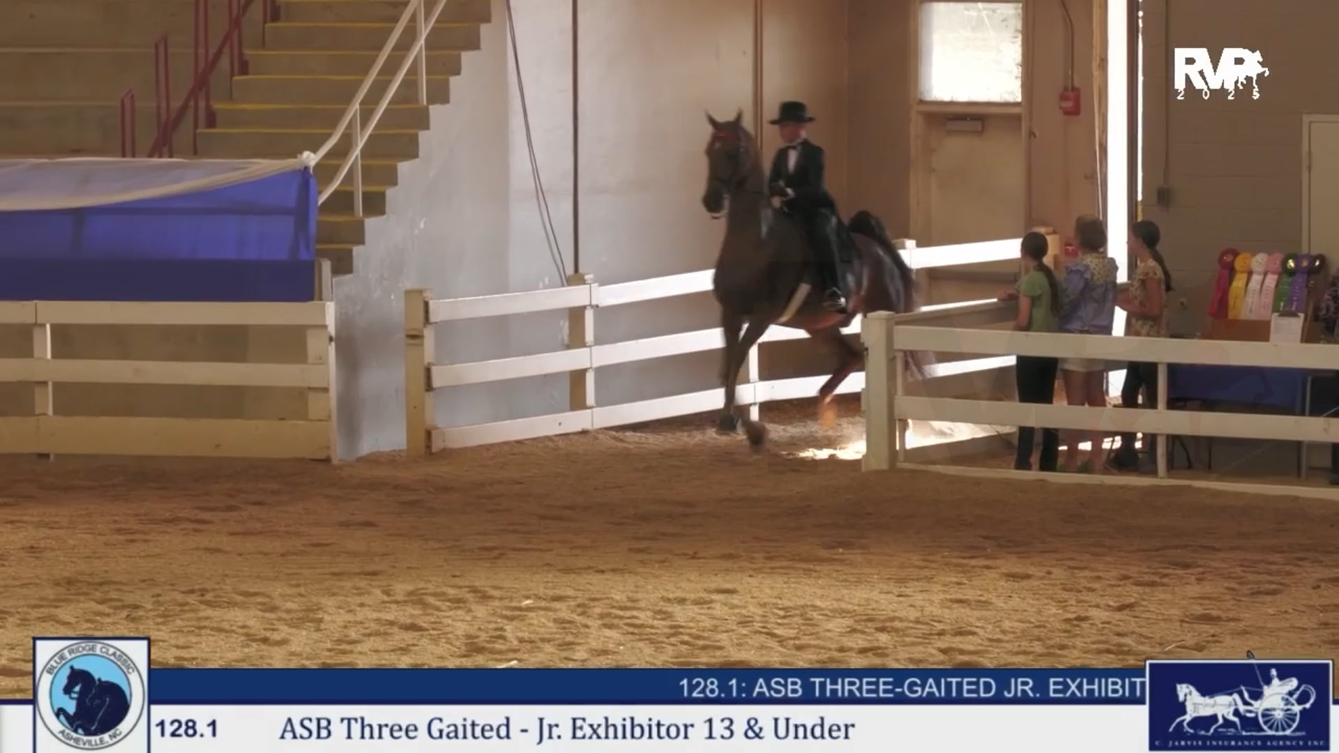 BRC25 - Class 128.1 - ASB Three-Gaited Jr. Exhibitor 13 & Under