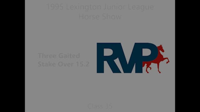 LJL 1995 - Class 35 - Three Gaited St...