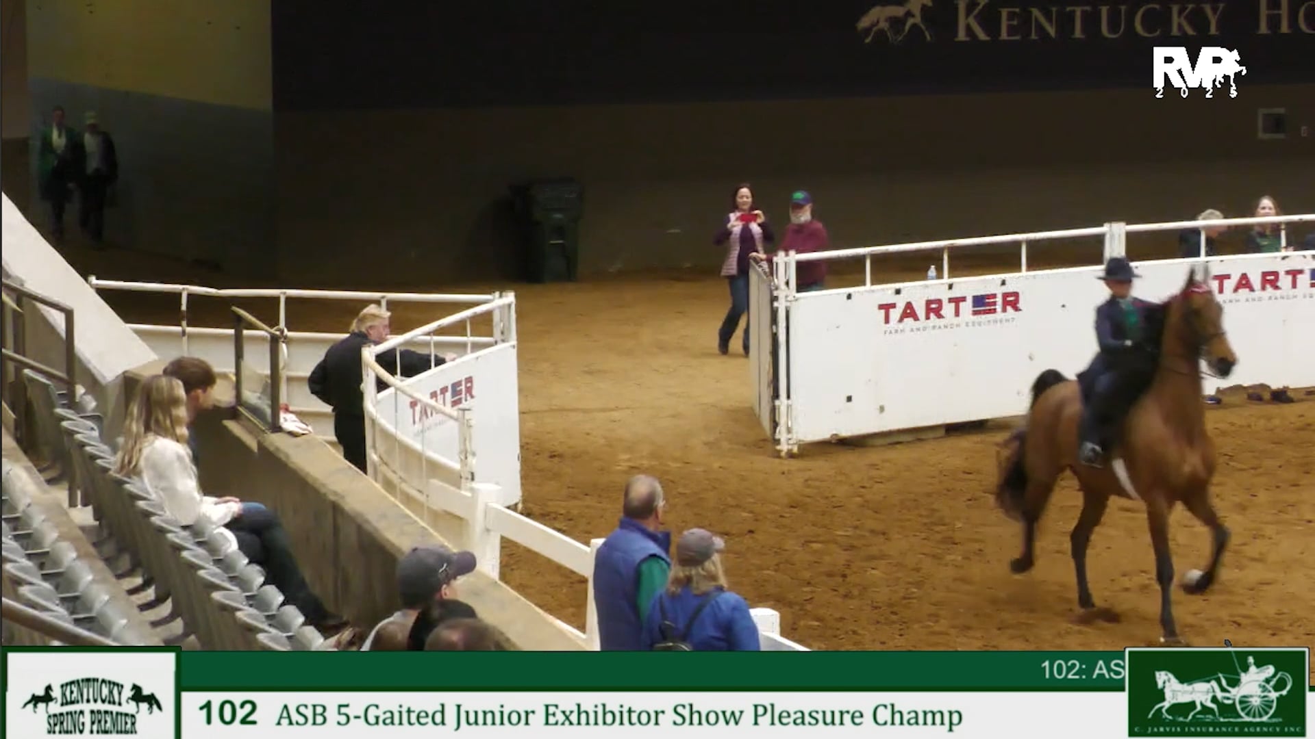 KYSP25 - Class 102 - ASB Five Gaited Jr. Exhibitor Show Pleasure Championship