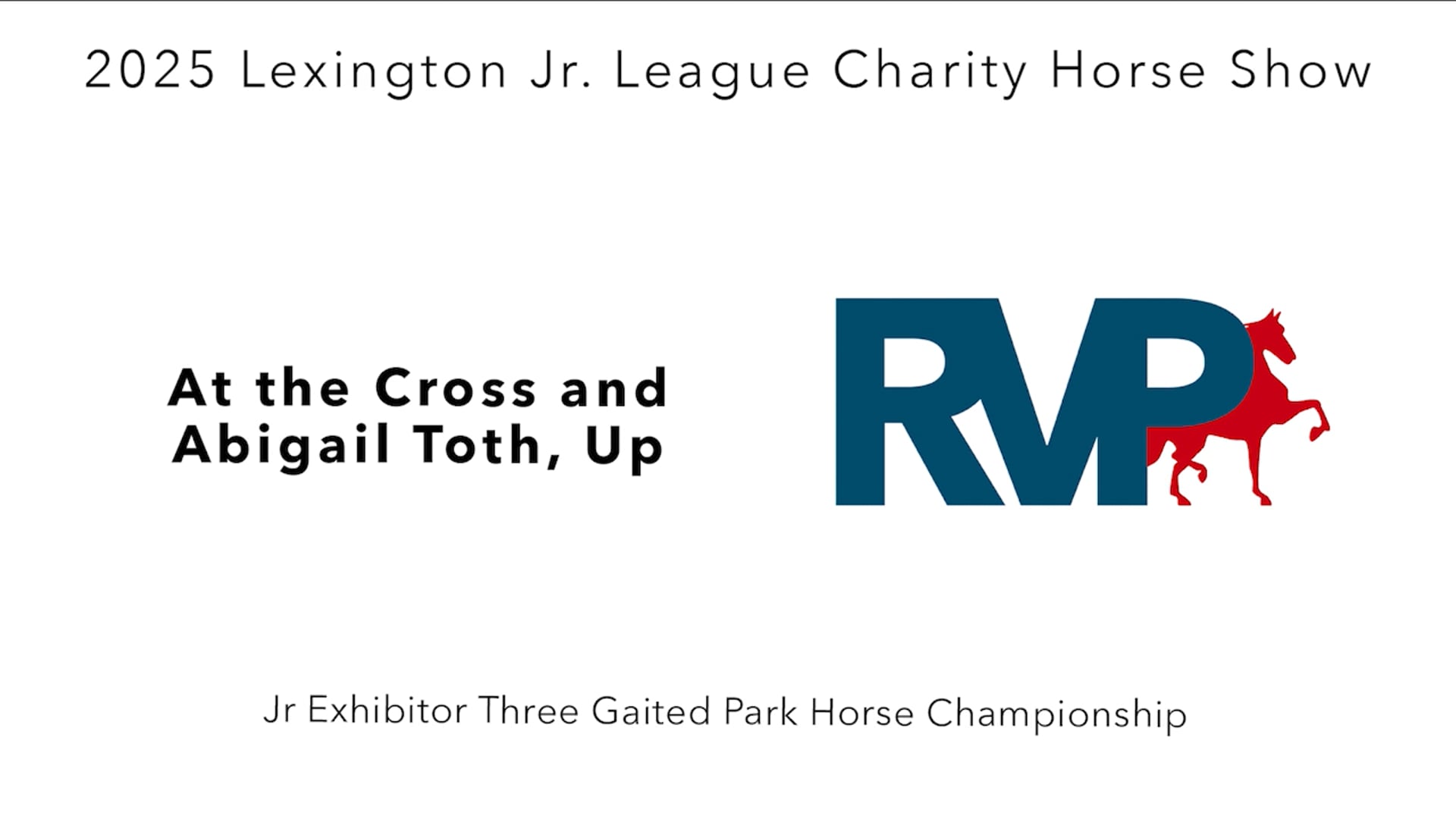 LJL25 - Class 134 - At the Cross and Abigail Toth, Up