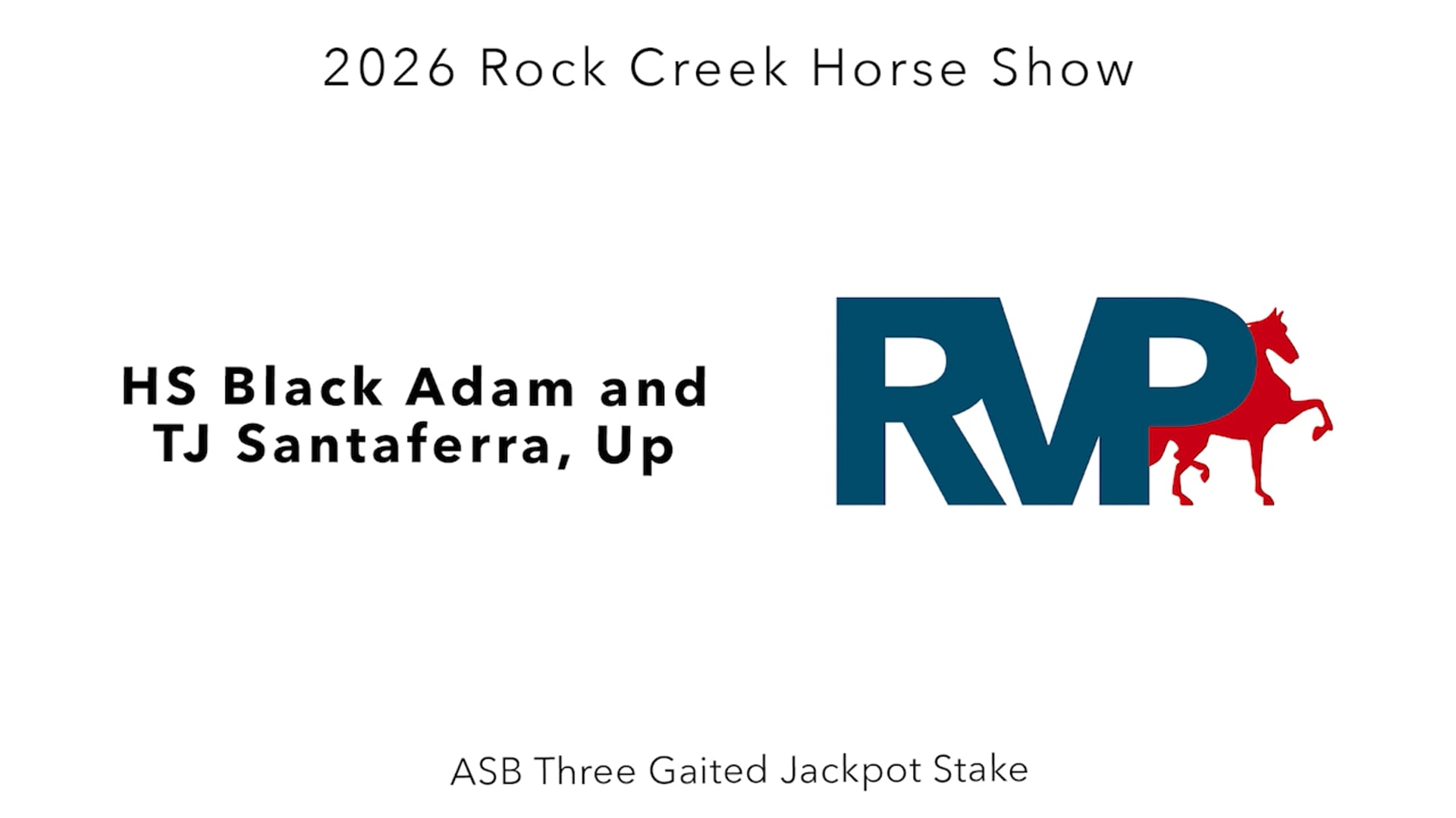 RC26 - Class 107 - HS Black Adam and TJ Santaferra, Up