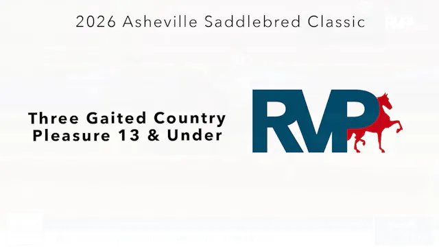 ASC26 - Class 43 - Three Gaited Count...