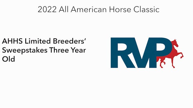 AAC22 - Class 84 -  AHHS Limited Bree...