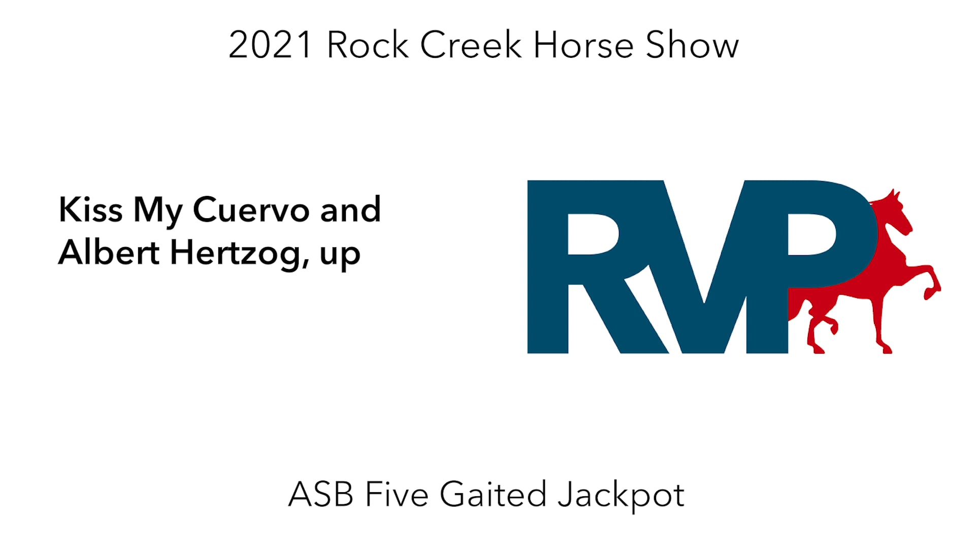 RC21 - Class 100 - Kiss My Cuervo and Albert Hertzog, up