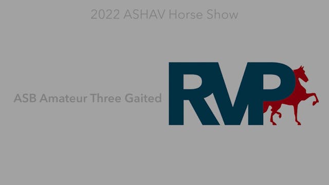ASHAV22 - Class 38 - ASB Amateur Thre...
