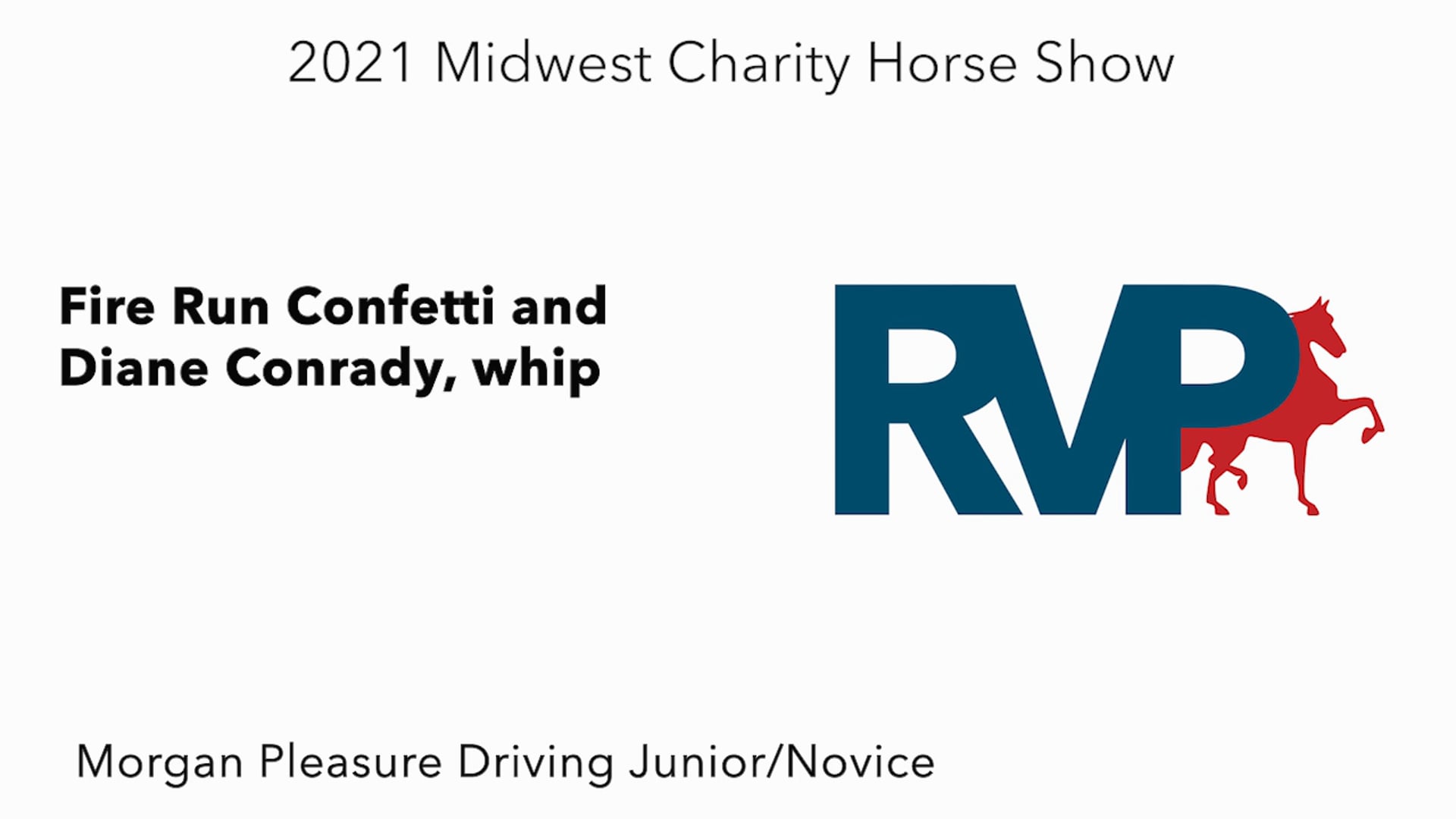 MW21 - Class 7 - Fire Run Confetti and Diane Conrady, whip