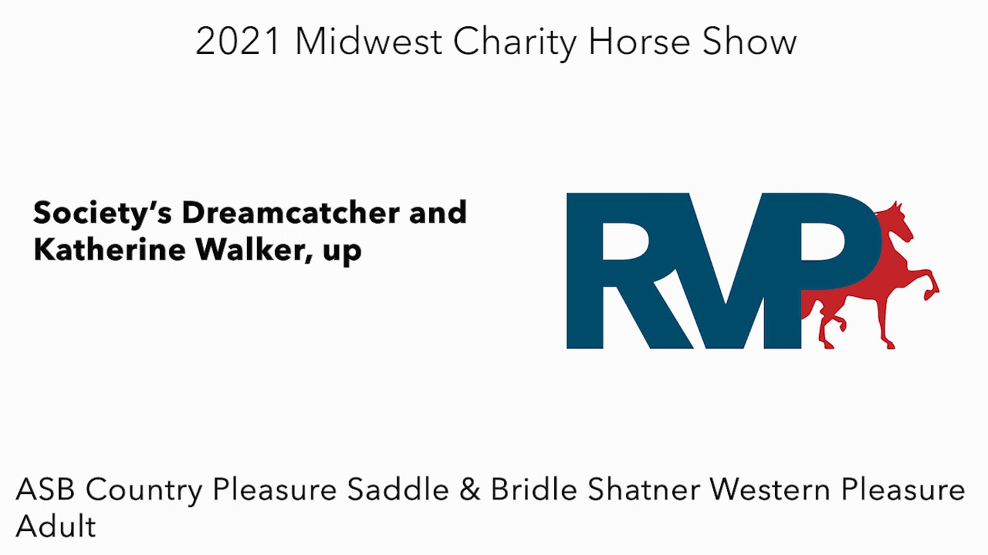 MW21 - Class 121 - Society’s Dreamcatcher and Katherine Walker, up