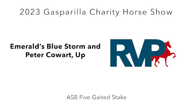 GASP23 - Class 187 - Emerald's Blue Storm and Peter Cowart, Up