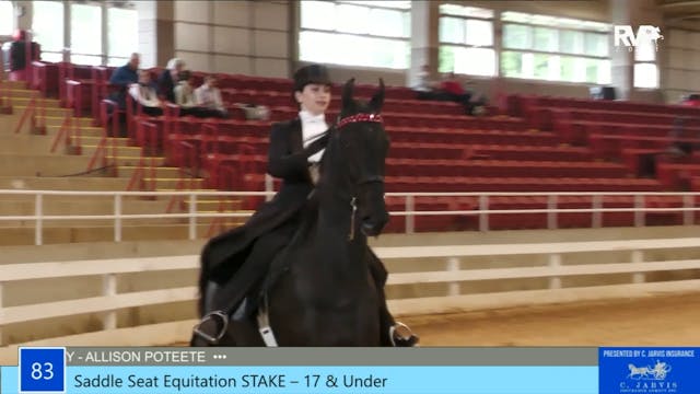 ASW21 - Class 83 - Saddle Seat Equita...