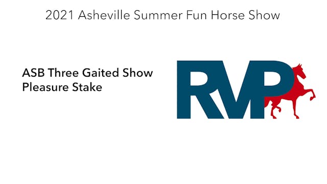 ASF21 - Class 95 - ASB Three Gaited S...