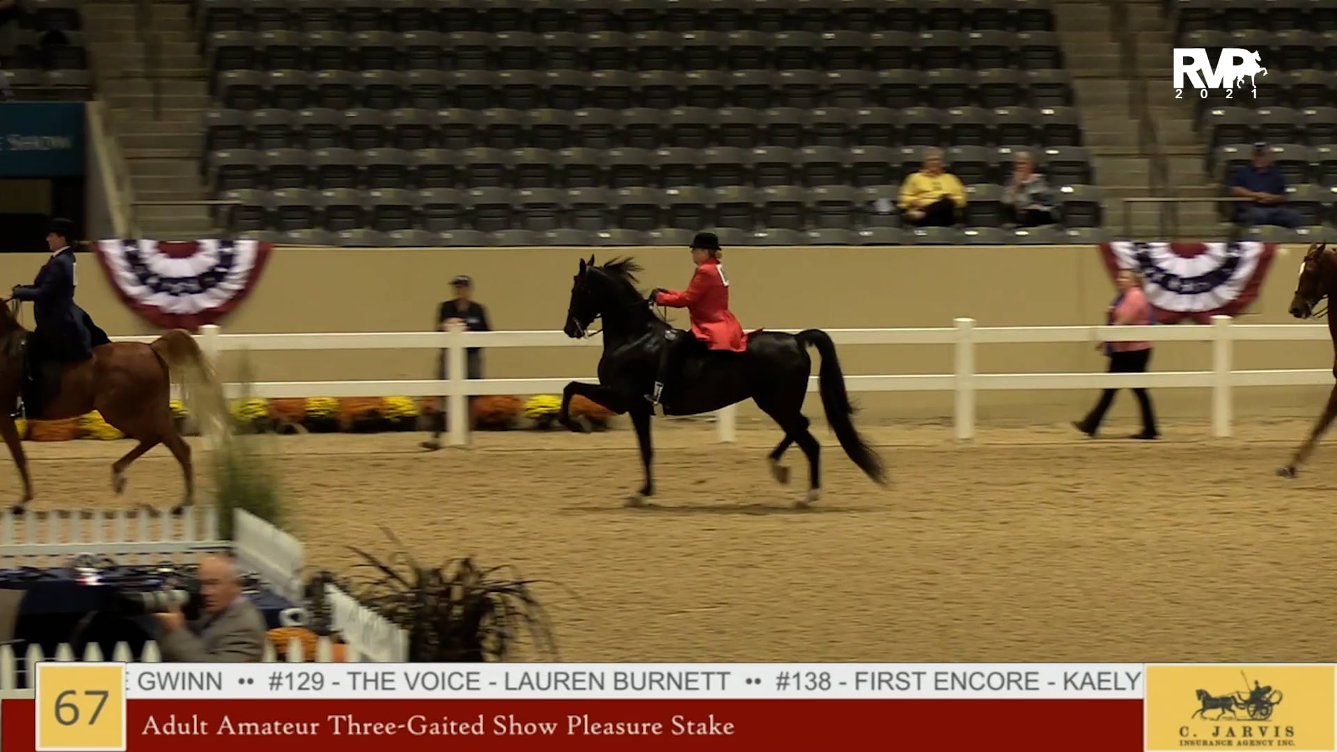 KYFC21 - Class 67 - Adult Amateur Three-Gaited Show Pleasure Stake  