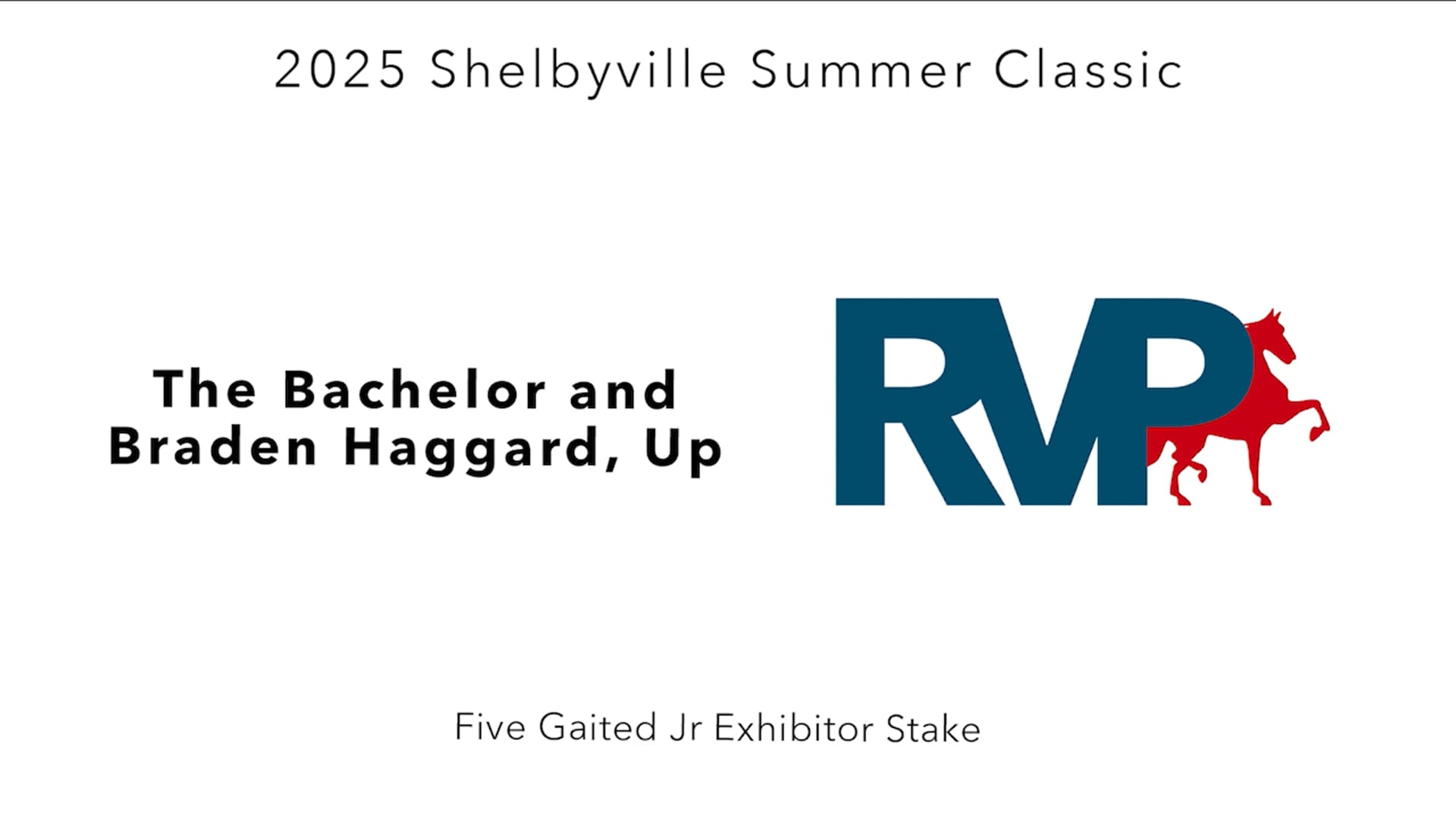 SSC25 - Class 80 - The Bachelor and Braden Haggard, Up