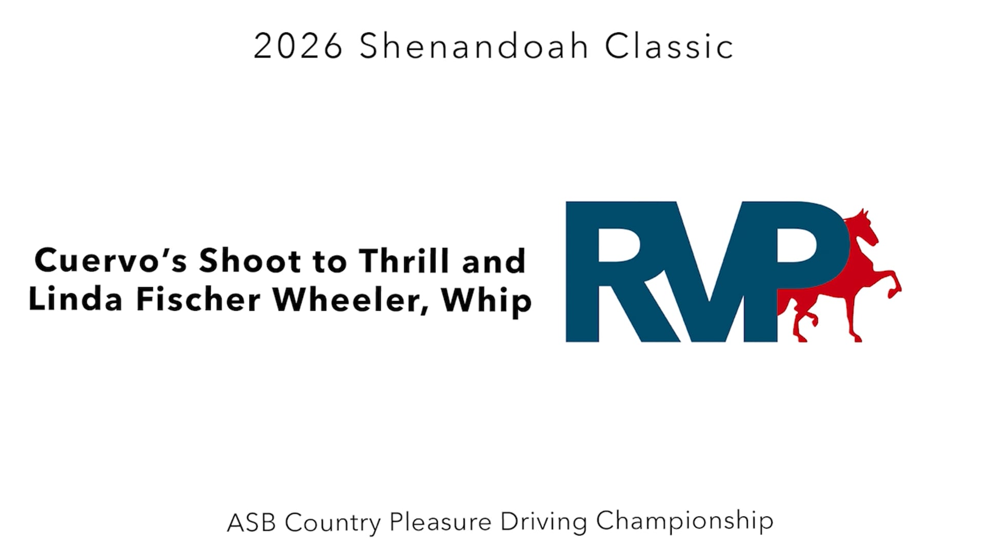 SC26 - Class 72 - Cuervo's Shoot to Thrill and Linda Fischer Wheeler, Whip