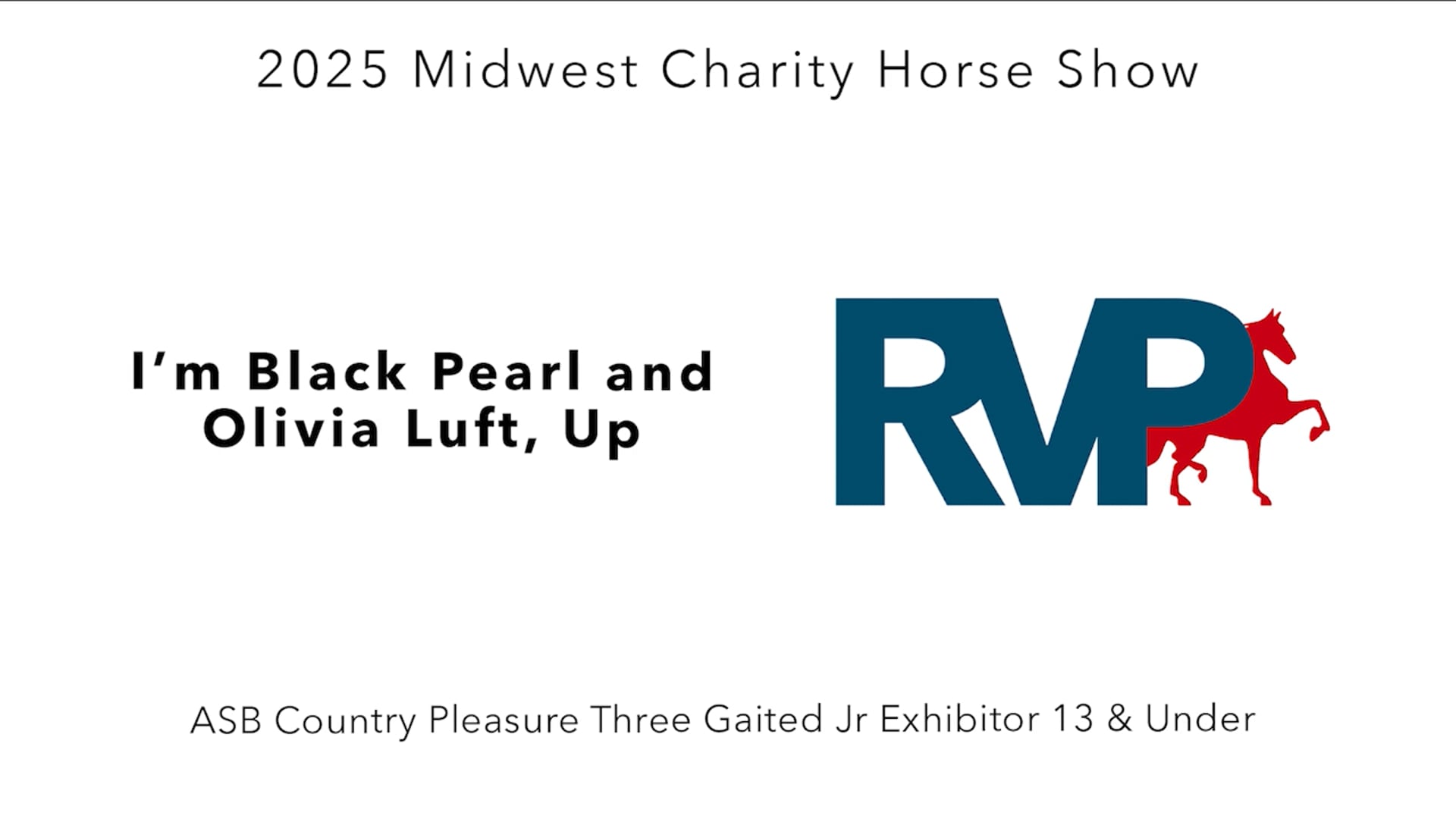 MW25 - Class 71 - I'm Black Pearl and Olivia Luft, Up