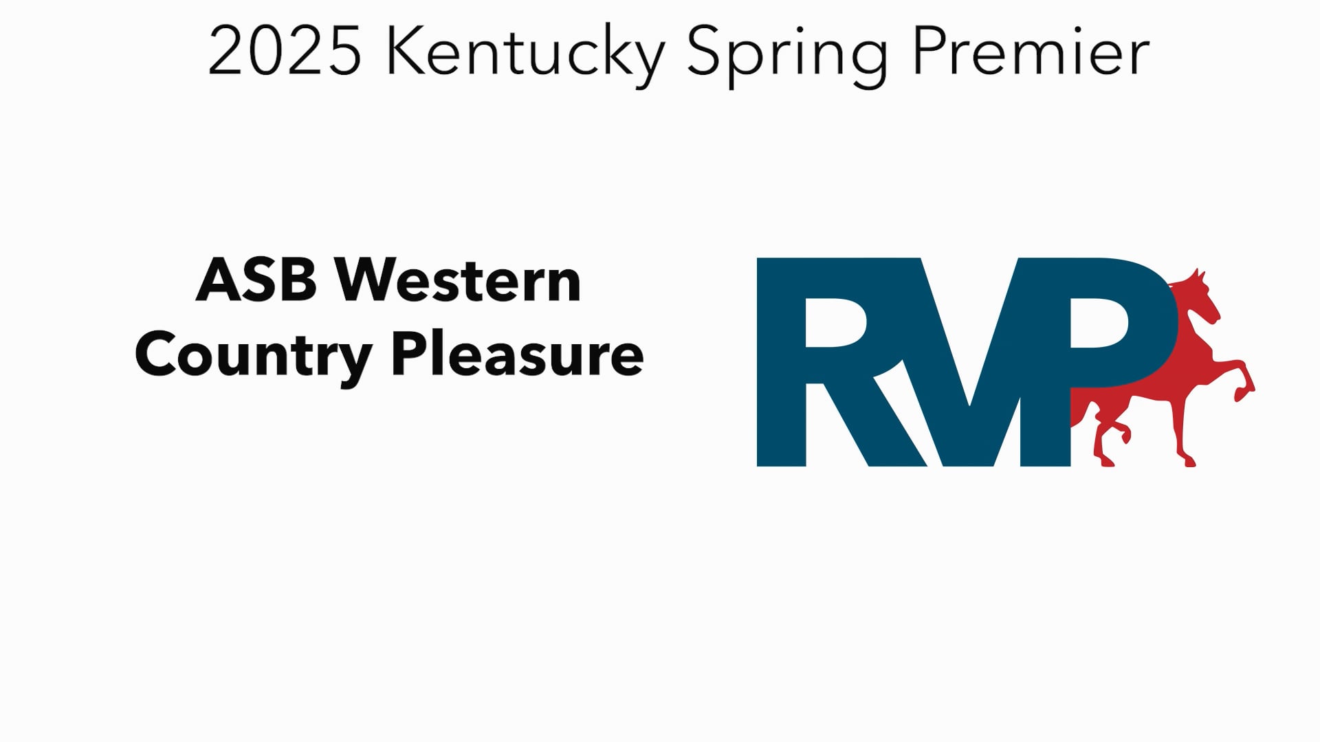 KYSP25 - Class 51 - ASB Western Country Pleasure