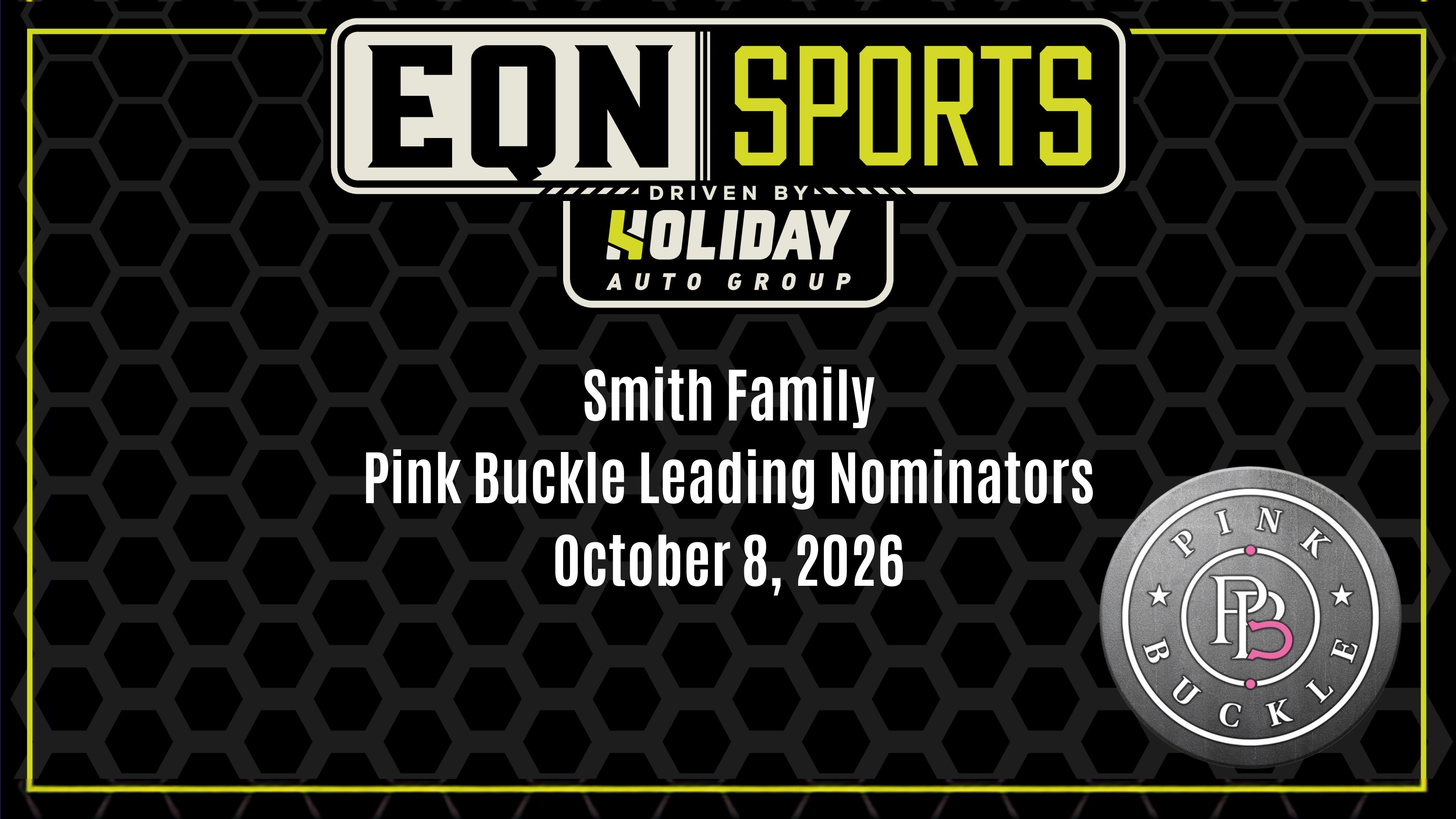 Smith Family, Leading Nominators | Pink Buckle | October 8, 2026