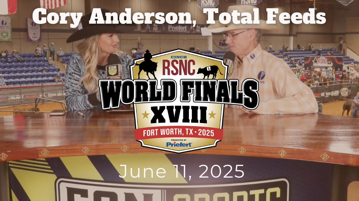 Cory Anderson, Total Feeds | Cinch RSNC World Finals | June 11, 2025
