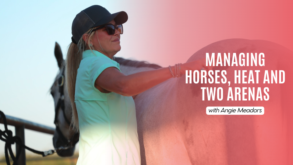 Angie Meadors: Managing Horses, Heat and Two Arenas
