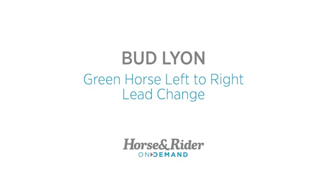 Green Horse: Left to Right Lead Change