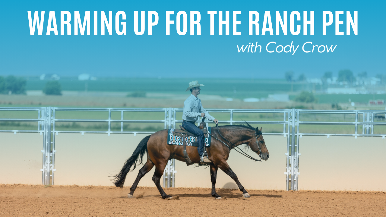 Cody Crow on Warming Up for the Ranch Pen